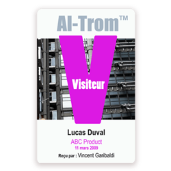 Altrom-visitorbadge