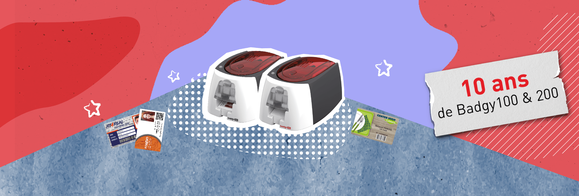 Imprimante de cartes Badgy 100 - EVOLIS - Sublimation thermique