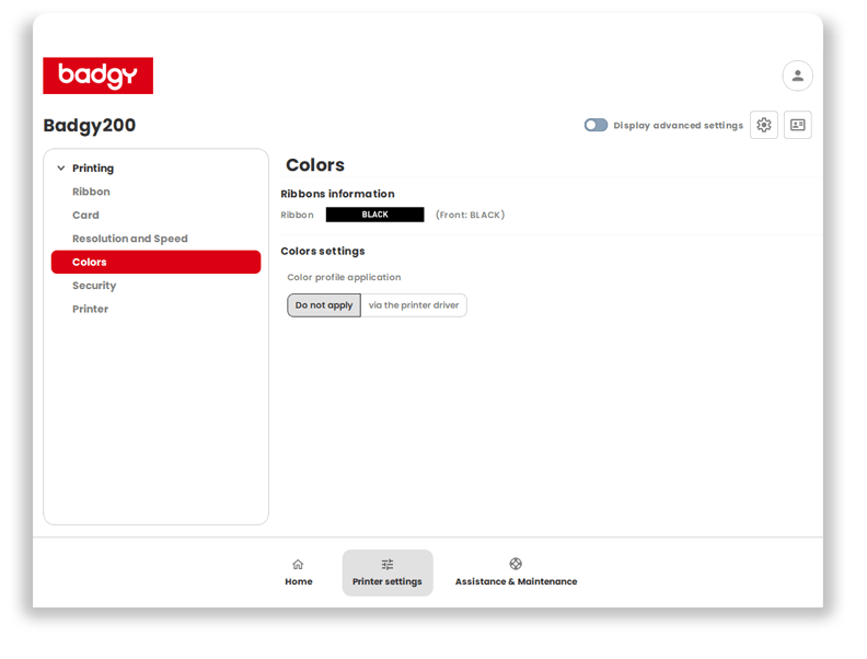 Option to enable or disable the new color profile